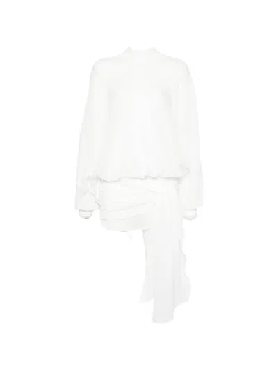 Christopher Esber Porto Tie-waist Dress In White
