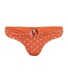 Christopher Esber Printed Bikini Bottoms In Orange