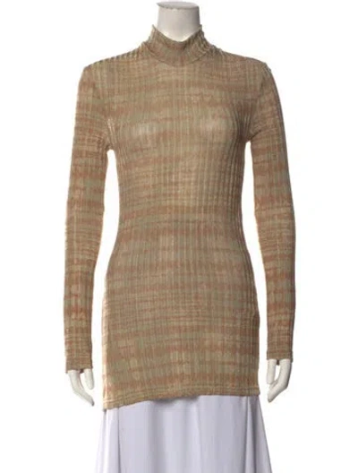 Pre-owned Christopher Esber Printed Midi Length Dress In Neutrals