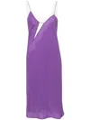 Christopher Esber Camisole-minikleid Im Layering-look In Purple