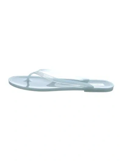 Pre-owned Christopher Esber Pvc Flip Flops In Blue
