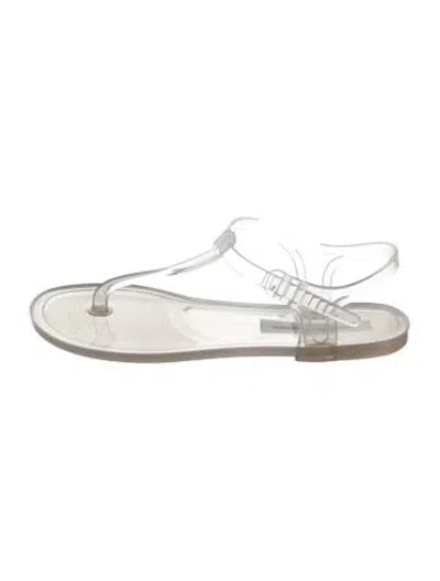 Pre-owned Christopher Esber Pvc T-strap Sandals In Multicolor
