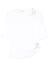 Christopher Esber Quartz-embellishment Crop Top In White