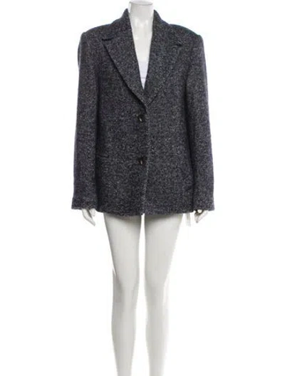 Pre-owned Christopher Esber Raw-edge Trim Skirt Set In Blue