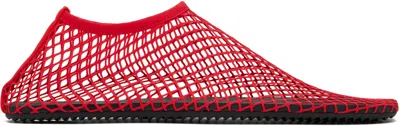 CHRISTOPHER ESBER RED MESH WATER FLATS
