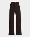 Christopher Esber Relaxed Wide-leg Jeans In Brown