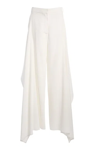 Christopher Esber Release Linen-blend Balloon Pants In White