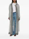 Christopher Esber Retract Tailored Oversized Duster Coat In Gray