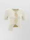 Christopher Esber Ribbed Round Neck T-shirt Cut-outs