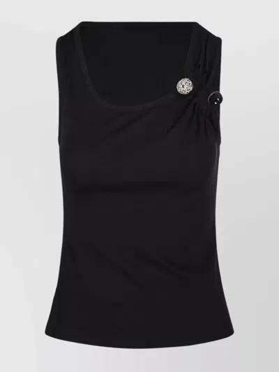 Christopher Esber Ribbed Scoop Neck Tank Top