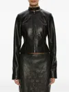 Christopher Esber Richie Leather Jacket In Multi
