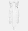 Christopher Esber Ring-detail Ruched Cutout Minidress In White