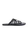Christopher Esber Ringer Mesh Flip Flops In Black