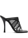 Christopher Esber Ringer Mesh-panel Heeled Mules
