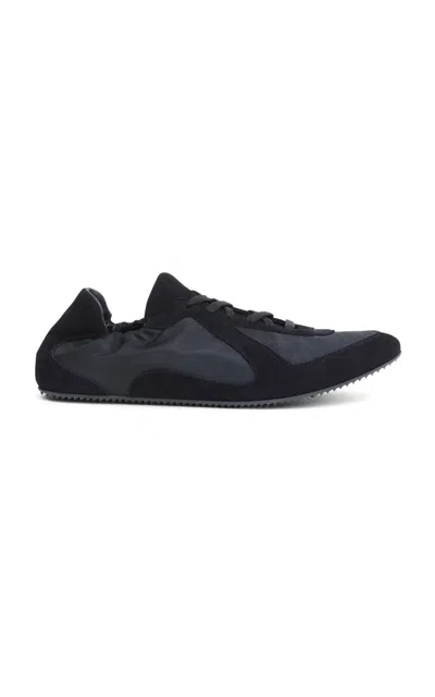 Christopher Esber Roadie Suede Sneakers In Black