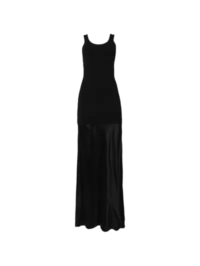 Christopher Esber Robbie Tank Monument Maxi Dress In Black