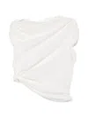 Christopher Esber Rolled Twisted T-shirt In White