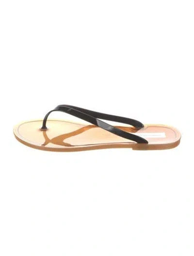 Pre-owned Christopher Esber Rubber Flip Flops In Neutral