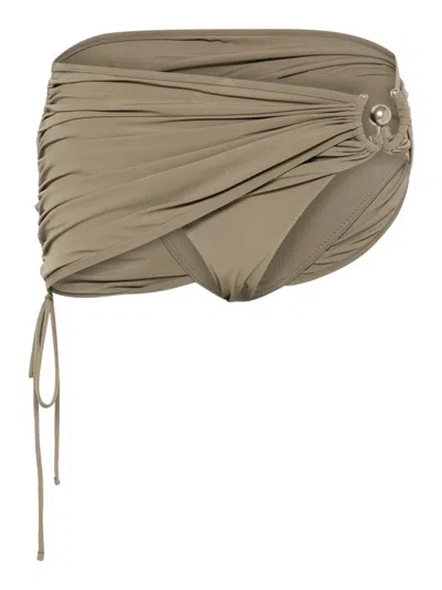 CHRISTOPHER ESBER RUCHED BIKINI BOTTOM