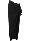 Christopher Esber Ruched Cadence Split In Black