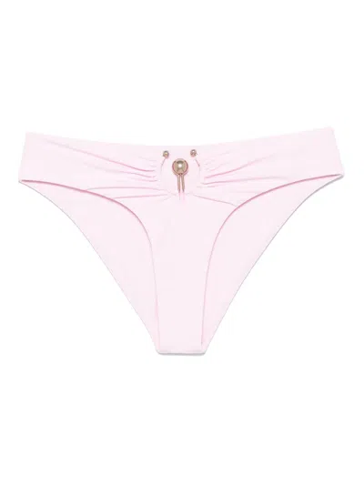 CHRISTOPHER ESBER RUCHED ORBIT BIKINI TOP - WOMEN'S - POLYAMIDE/ELASTANE