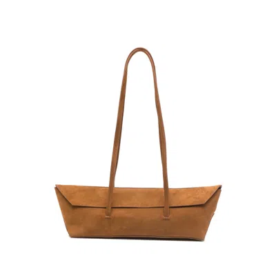 Christopher Esber Russe Shoulder Bag In Brown