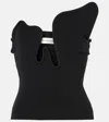 Christopher Esber Salacia Strapless Top In Black