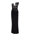 Christopher Esber Lace-bustier Strapless Salacia Gown In Black