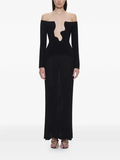Christopher Esber Salacia Midi Dress In Black