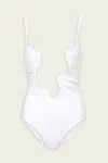 Christopher Esber Salacia One-piece Swimsuit In White In White