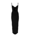 Christopher Esber Salacia Viscose Column Long Dress In Black