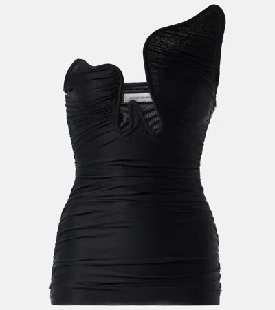 Christopher Esber Salacia Ruched Top In Black