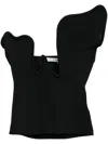Christopher Esber Salacia Strapless Top In Black