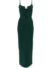 Christopher Esber Salacia Wire Column Dress In Green