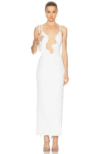 Christopher Esber Salacia Wire Sunray Dress In White