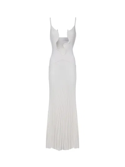 Christopher Esber Salacia Wire Sunray Dress In White