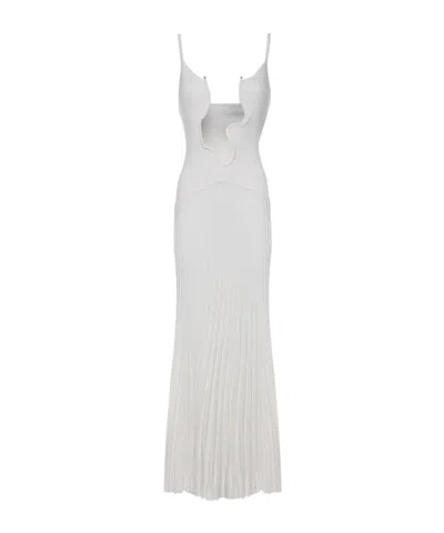 Christopher Esber Salacia Wired Cut-out Maxi Dress In White