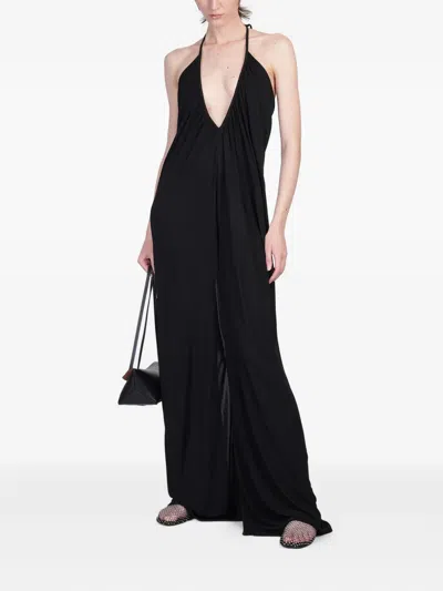 Christopher Esber Jumpsuit In Black Viscose