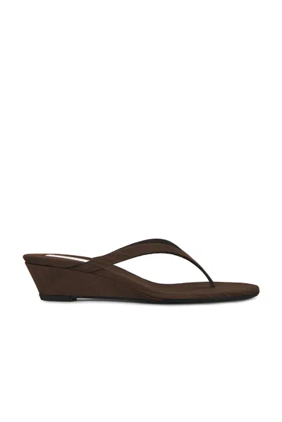 Christopher Esber Scala Moire Wedge In Carob