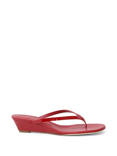 Christopher Esber Scala Leather Sandals In Red