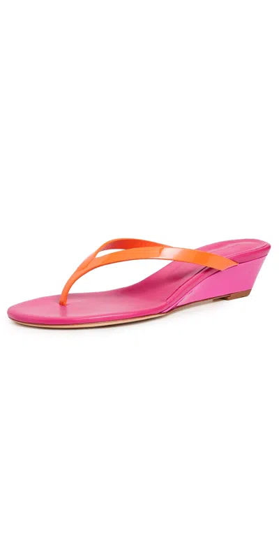 CHRISTOPHER ESBER SCALA WEDGES WATERMELON/TANGELO