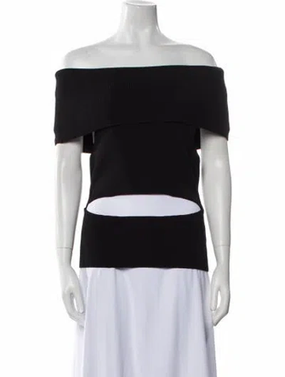 Pre-owned Christopher Esber Scoop Neck Sleeveless Top W/ Tags In Black