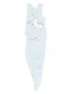 Christopher Esber Sculptured Draped Asymmetric Dres