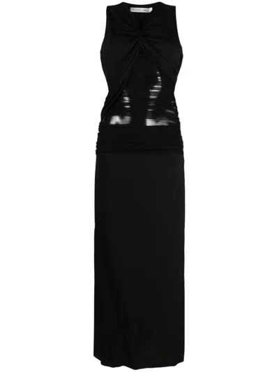 Christopher Esber Black Semblance Tulle Dress