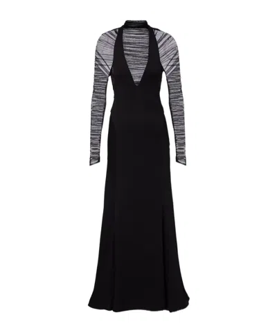 Christopher Esber Semi-transparent Design Dress In Black