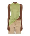 Christopher Esber Sequined Vest In Green