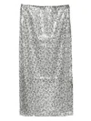 Christopher Esber Sequinned Midi Skirt In Gray