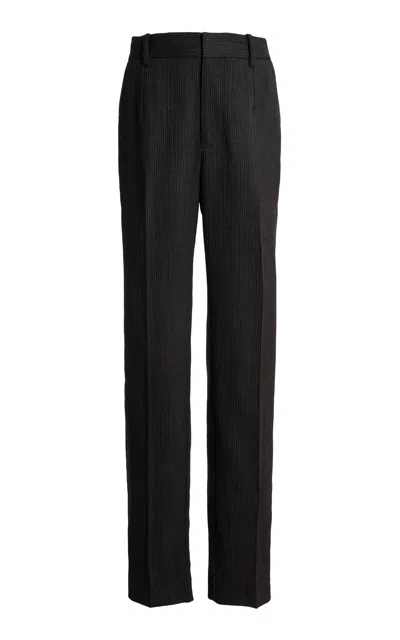 Christopher Esber Shade Tailored Ciggarette Trousers In Blue