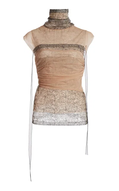 Christopher Esber Shadow Ink Top In Multi