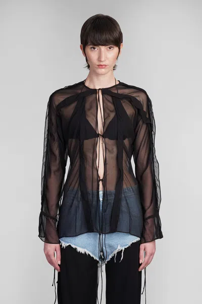 Christopher Esber Shirt In Black Silk